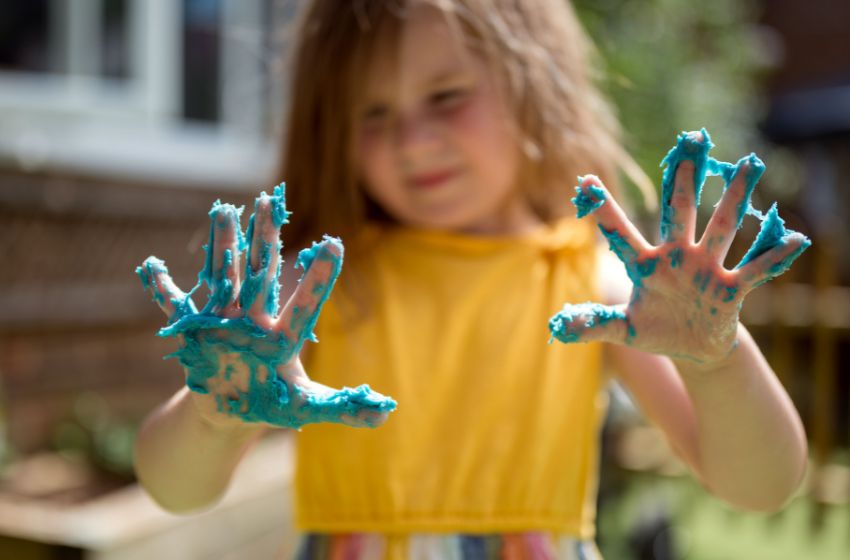 Homemade playdough